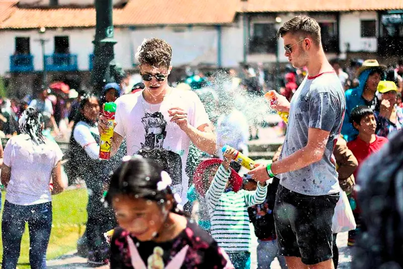 cusco carnivals in february