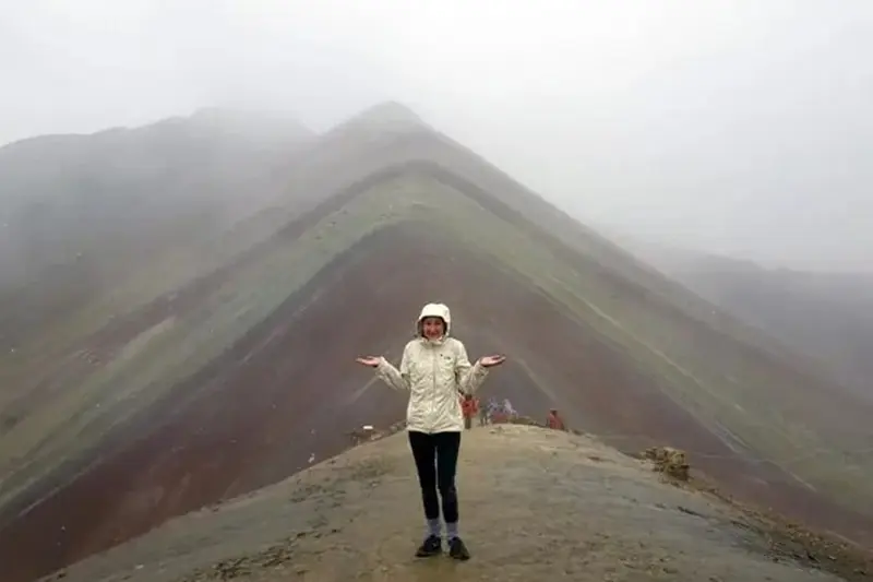 rainbow mountain in january